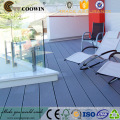 Panneau de terrasse rainuré par PVC de mousse d&#39;aluminium de WPC